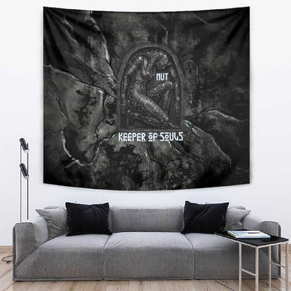 Nut Tapestry Egyptian Keeper of Souls Celestial Stairway Ascension Path Cosmic Goddess of the Night Sky