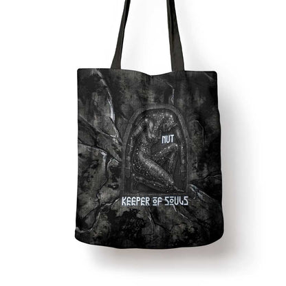 Nut Tote Bag Egyptian Keeper of Souls Celestial Stairway Ascension Path Cosmic Goddess of the Night Sky