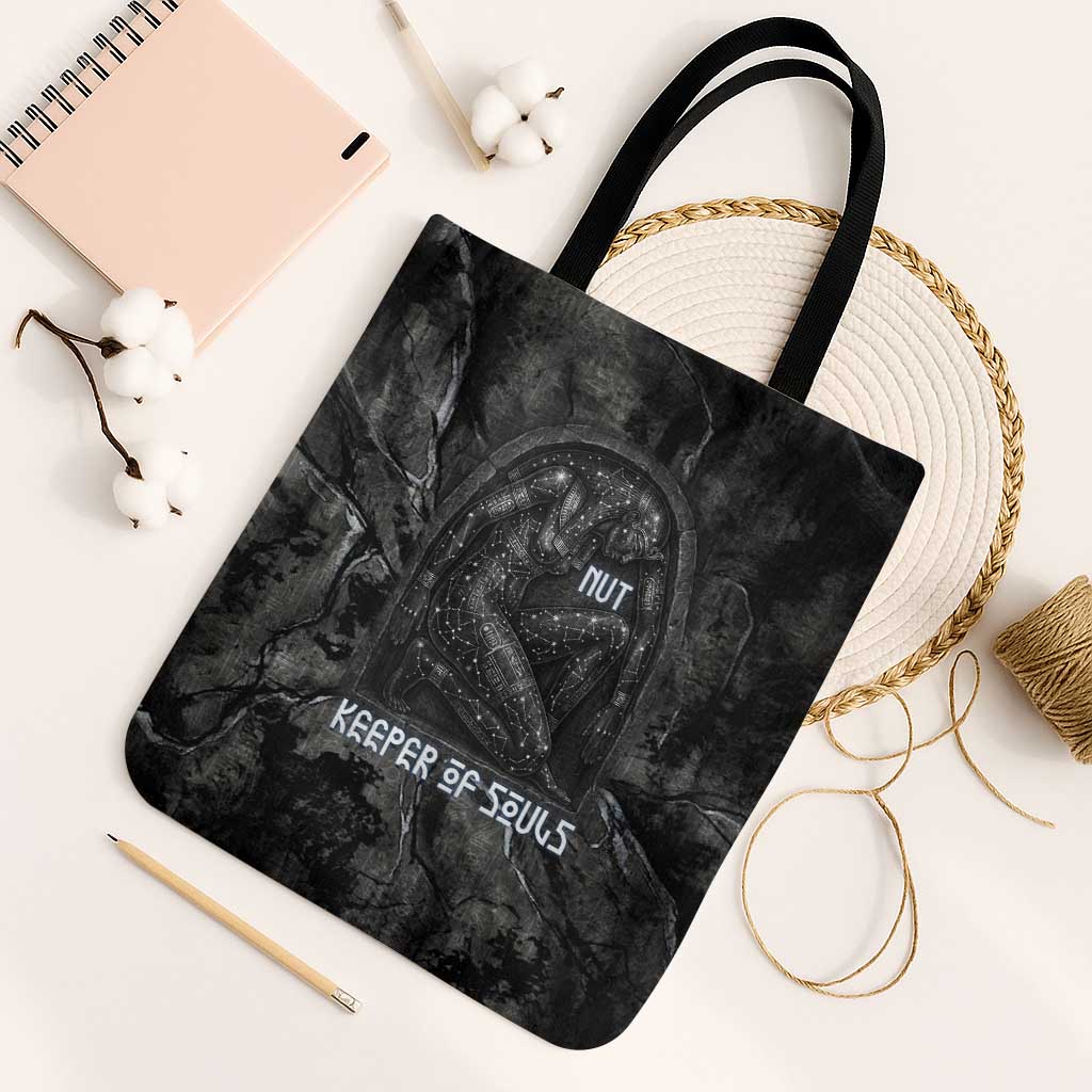 Nut Tote Bag Egyptian Keeper of Souls Celestial Stairway Ascension Path Cosmic Goddess of the Night Sky