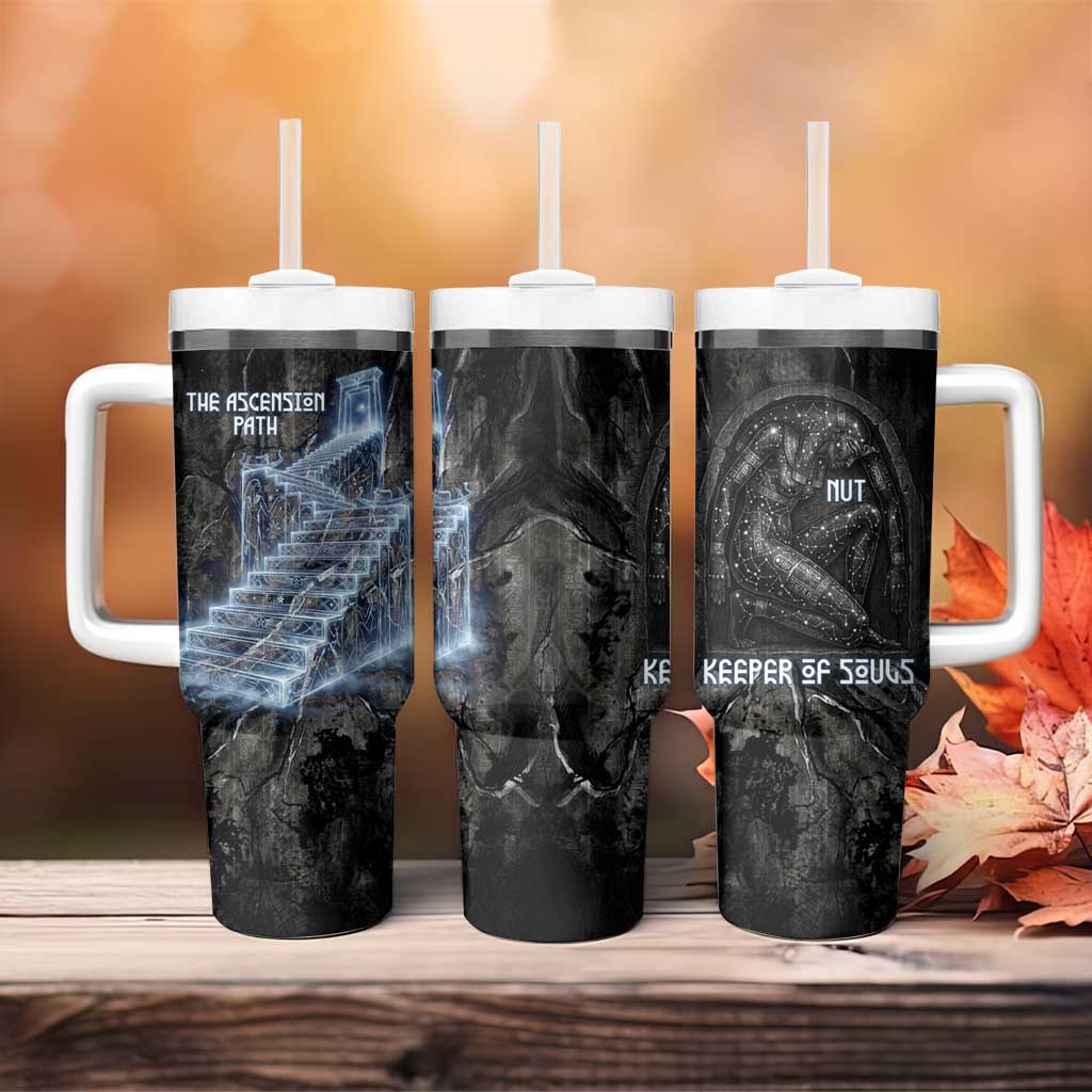 Nut Tumbler With Handle Egyptian Keeper of Souls Celestial Stairway Ascension Path Cosmic Goddess of the Night Sky