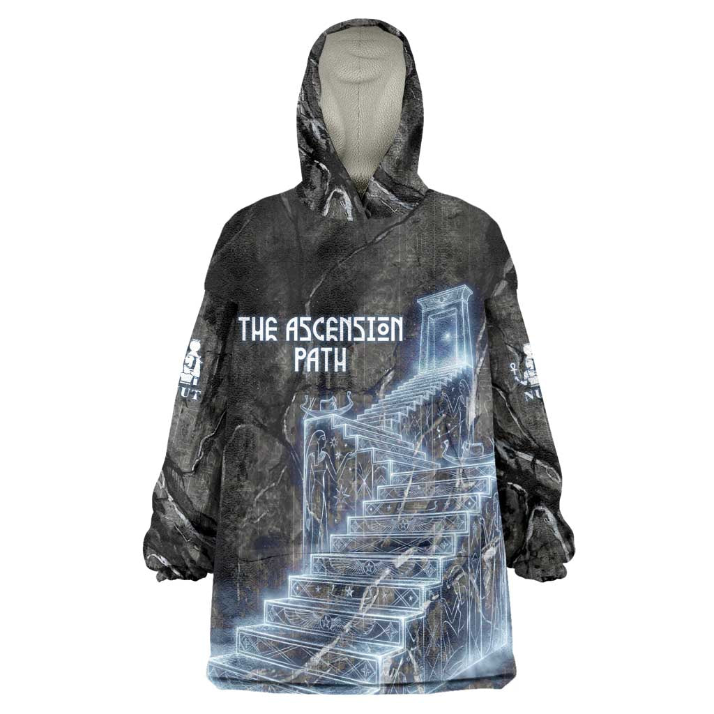 Nut Wearable Blanket Hoodie Egyptian Keeper of Souls Celestial Stairway Ascension Path Cosmic Goddess of the Night Sky