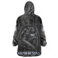 Nut Wearable Blanket Hoodie Egyptian Keeper of Souls Celestial Stairway Ascension Path Cosmic Goddess of the Night Sky