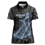 Nut Women Polo Shirt Egyptian Keeper of Souls Celestial Stairway Ascension Path Cosmic Goddess of the Night Sky