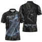 Nut Zipper Polo Shirt Egyptian Keeper of Souls Celestial Stairway Ascension Path Cosmic Goddess of the Night Sky