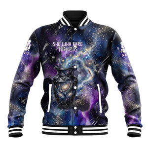 Nut Egyptian Baseball Jacket She Who Bore the Gods Galactic Vessel Cosmic Goddess Star Map