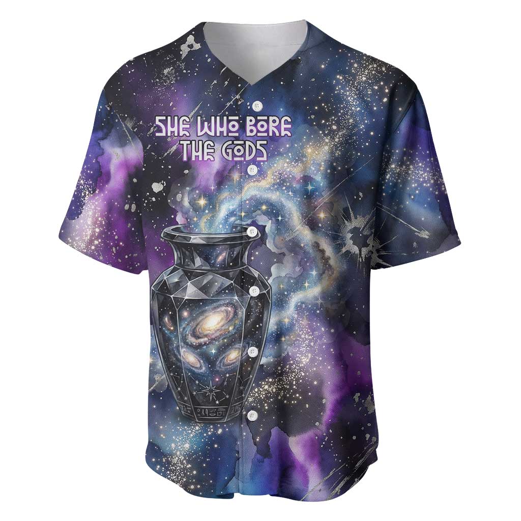 Nut Egyptian Baseball Jersey She Who Bore the Gods Galactic Vessel Cosmic Goddess Star Map