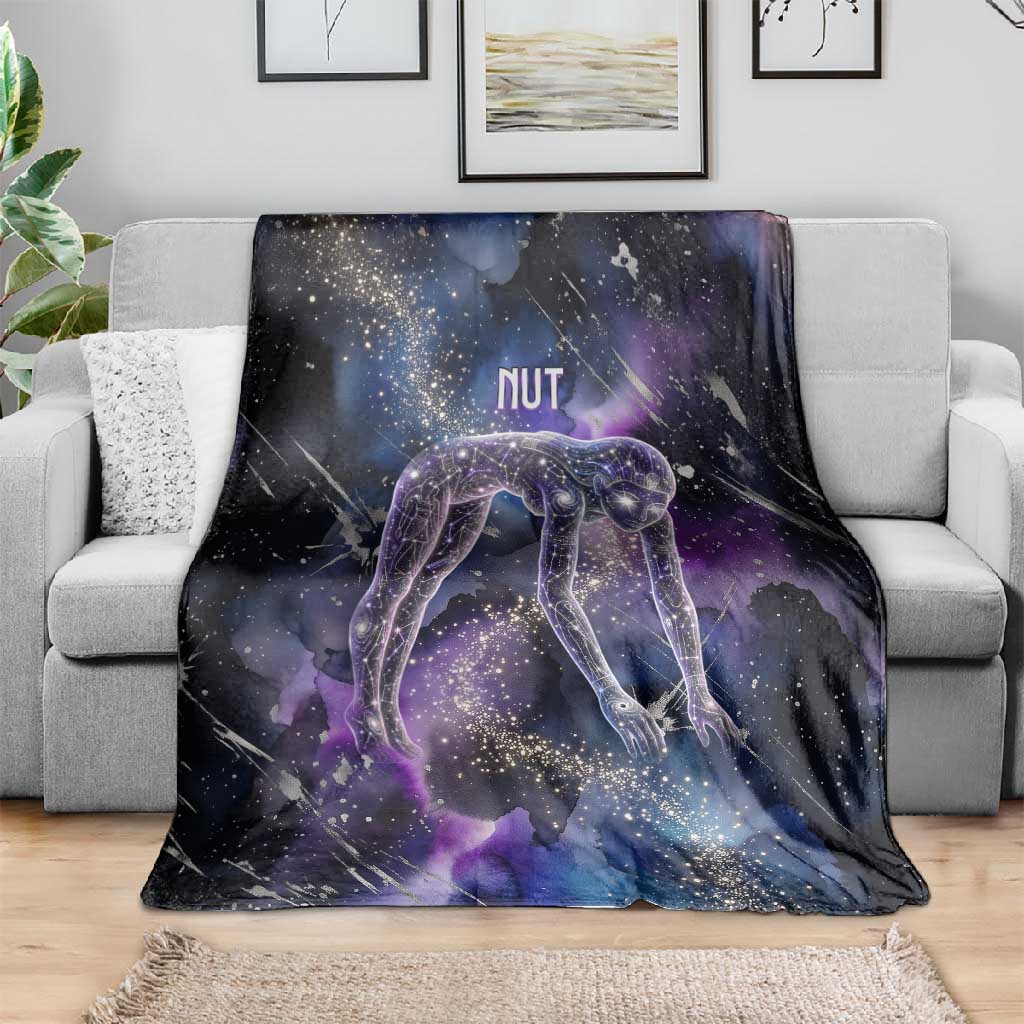 Nut Egyptian Blanket She Who Bore the Gods Galactic Vessel Cosmic Goddess Star Map