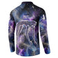 Nut Egyptian Button Sweatshirt She Who Bore the Gods Galactic Vessel Cosmic Goddess Star Map