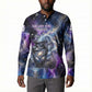 Nut Egyptian Button Sweatshirt She Who Bore the Gods Galactic Vessel Cosmic Goddess Star Map