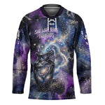 Nut Egyptian Hockey Jersey She Who Bore the Gods Galactic Vessel Cosmic Goddess Star Map
