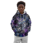 Nut Egyptian Kid Hoodie She Who Bore the Gods Galactic Vessel Cosmic Goddess Star Map