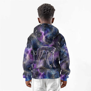 Nut Egyptian Kid Hoodie She Who Bore the Gods Galactic Vessel Cosmic Goddess Star Map