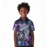 Nut Egyptian Kid Polo Shirt She Who Bore the Gods Galactic Vessel Cosmic Goddess Star Map