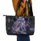 Nut Egyptian Leather Tote Bag She Who Bore the Gods Galactic Vessel Cosmic Goddess Star Map