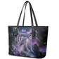Nut Egyptian Leather Tote Bag She Who Bore the Gods Galactic Vessel Cosmic Goddess Star Map