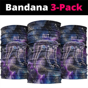 Nut Egyptian Neck Gaiter She Who Bore the Gods Galactic Vessel Cosmic Goddess Star Map