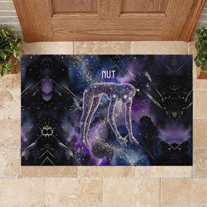 Nut Egyptian Rubber Doormat She Who Bore the Gods Galactic Vessel Cosmic Goddess Star Map