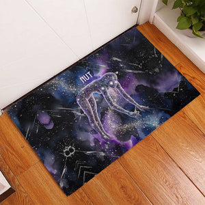 Nut Egyptian Rubber Doormat She Who Bore the Gods Galactic Vessel Cosmic Goddess Star Map