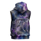 Nut Egyptian Sleeveless Hoodie She Who Bore the Gods Galactic Vessel Cosmic Goddess Star Map