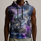 Nut Egyptian Sleeveless Hoodie She Who Bore the Gods Galactic Vessel Cosmic Goddess Star Map