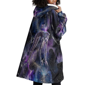 Nut Egyptian Wearable Blanket Hoodie She Who Bore the Gods Galactic Vessel Cosmic Goddess Star Map