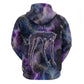 Nut Egyptian Zip Hoodie She Who Bore the Gods Galactic Vessel Cosmic Goddess Star Map