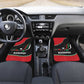 Burundi Car Mats with Athletics Runners Black Red Green Flag Spirit