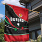 Burundi Garden Flag with Athletics Runners Black Red Green Flag Spirit