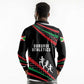 Burundi Long Sleeve Polo Shirt with Athletics Runners Black Red Green Flag Spirit