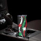 Burundi Skinny Tumbler with Athletics Runners Black Red Green Flag Spirit