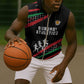Burundi Sleeveless Zip Hoodie with Athletics Runners Black Red Green Flag Spirit - African Pride