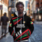 Burundi Zip Hoodie with Athletics Runners Black Red Green Flag Spirit