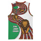 Burundi Lion Tribal Pattern Basketball Jersey - National Motto Unité Travail Progrès - African Pride
