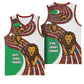 Burundi Lion Tribal Pattern Basketball Jersey - National Motto Unité Travail Progrès - African Pride