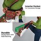 Burundi Lion Tribal Pattern Grocery Bag - National Motto Unité Travail Progrès