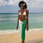 Burundi Lion Tribal Pattern Sarong - National Motto Unité Travail Progrès