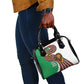 Burundi Lion Tribal Pattern Shoulder Handbag - National Motto Unité Travail Progrès
