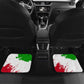Burundi Flag Car Mats with National Emblem and Motto Unité Travail Progres