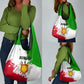 Burundi Flag Grocery Bag with National Emblem and Motto Unité Travail Progres