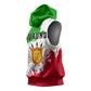 Burundi Flag Sleeveless Hoodie with National Emblem and Motto Unité Travail Progres - African Pride