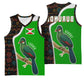 Burundi Turaco Basketball Jersey with National Bird and Flag Pattern - African Pride