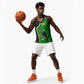 Burundi Turaco Basketball Jersey with National Bird and Flag Pattern - African Pride