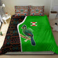 Burundi Turaco Bedding Set with National Bird and Flag Pattern