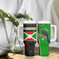 Burundi Turaco Tumbler With Handle with National Bird and Flag Pattern