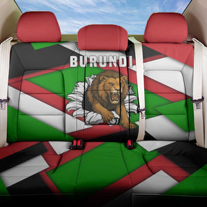 Burundi Roaring Lion Back Car Seat Cover with National Flag Colors