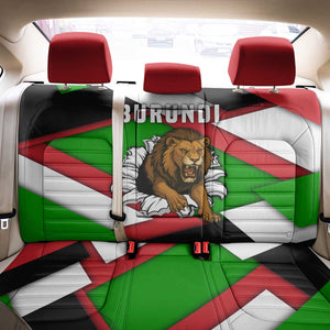 Burundi Roaring Lion Back Car Seat Cover with National Flag Colors