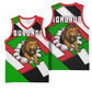 Burundi Roaring Lion Basketball Jersey with National Flag Colors - African Pride