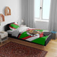 Burundi Roaring Lion Bedding Set with National Flag Colors
