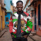 Burundi Roaring Lion Bomber Jacket with National Flag Colors
