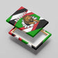 Burundi Roaring Lion Canvas Wall Art with National Flag Colors